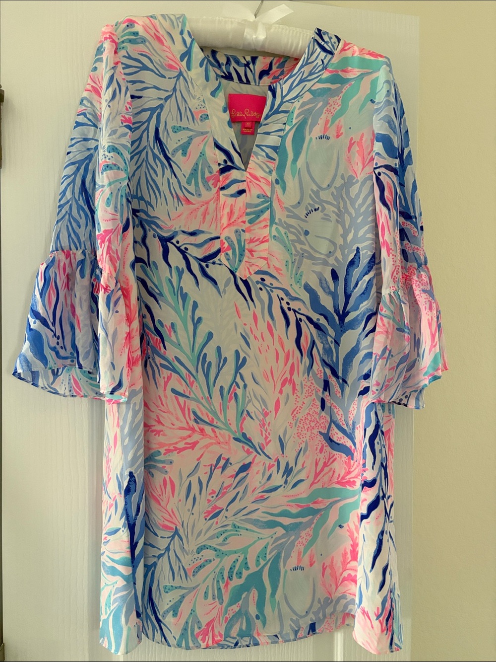 Lilly Pulitzer Elenora Silk Dress Sz Medium  new without tags
